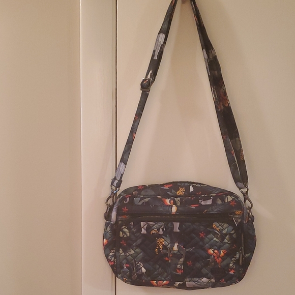 Lug Carousel Ex Large.green Jungle Print.multicolor.nwot. - Picture 1 of 7